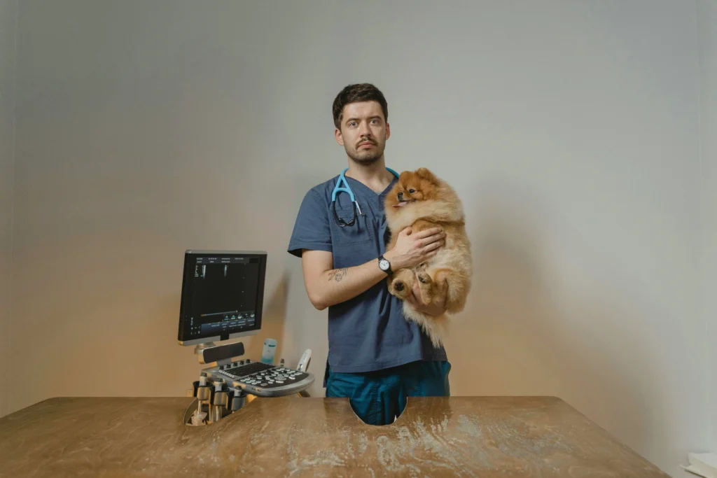 Veterinary With Dog